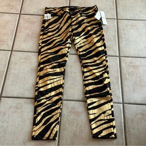 New Hudson Size 26 Ultra Skinny zebra print Jeans
